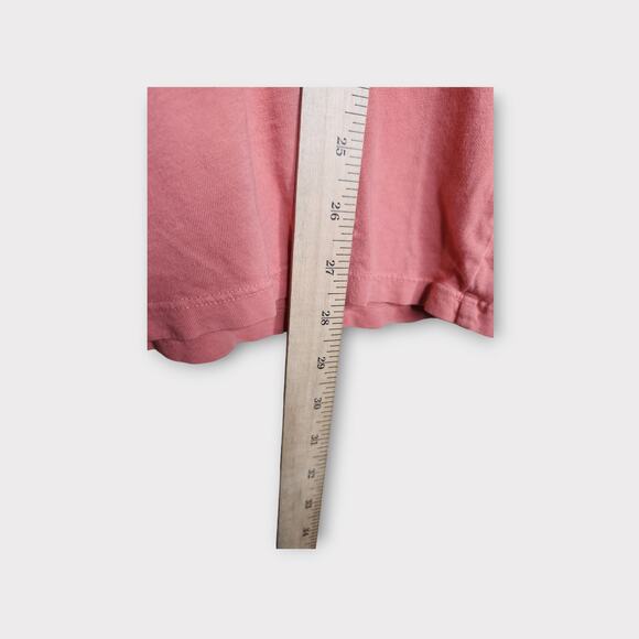 Outerknown Mens S.E.A. Tee Pink Medium 100% Organic Cotton Casual Short Sleeve - Picture 7 of 8